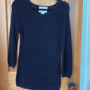 Coincidence chance Anthropologie M black tunic